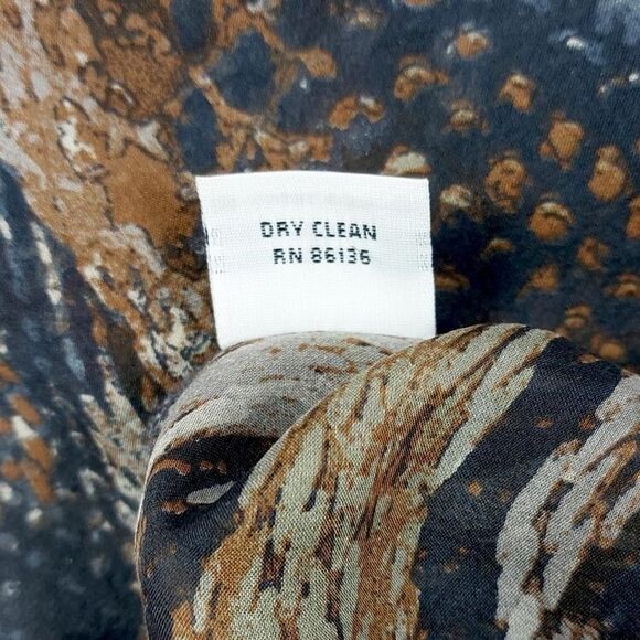 Bryn Walker Top 100% Silk Sheer Oversized Sz S Cap Sleeve Made in USA Lagenlook - Picture 5 of 11